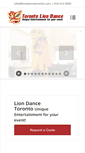 Mobile Screenshot of liondancetoronto.com
